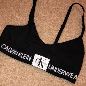 Calvin Klein Unlined Monogram Bra